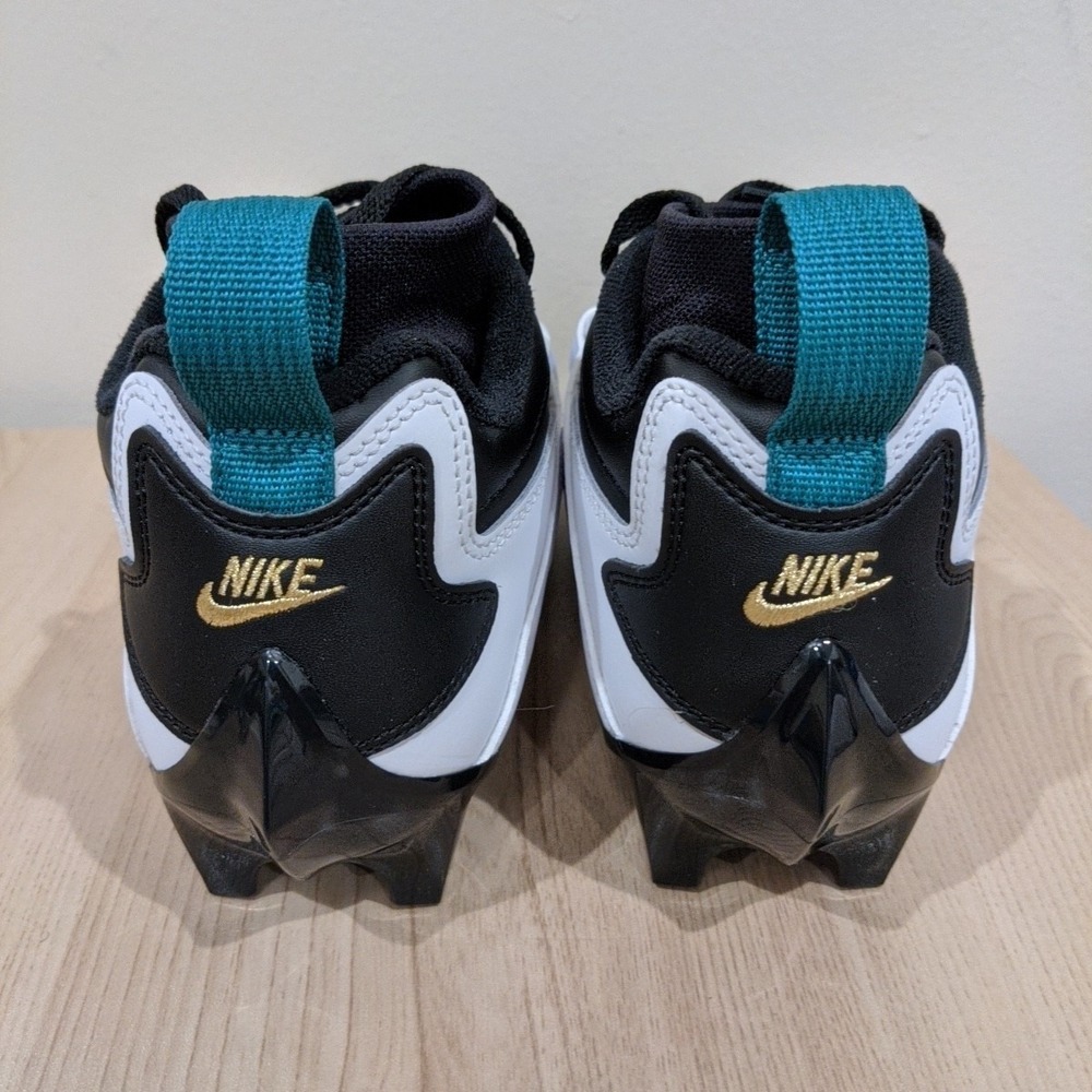 Nike Diamond Turf Vapor Edge TD Football Cleats Mens 7.5 Emerald White Black NEW - Picture 7 of 9